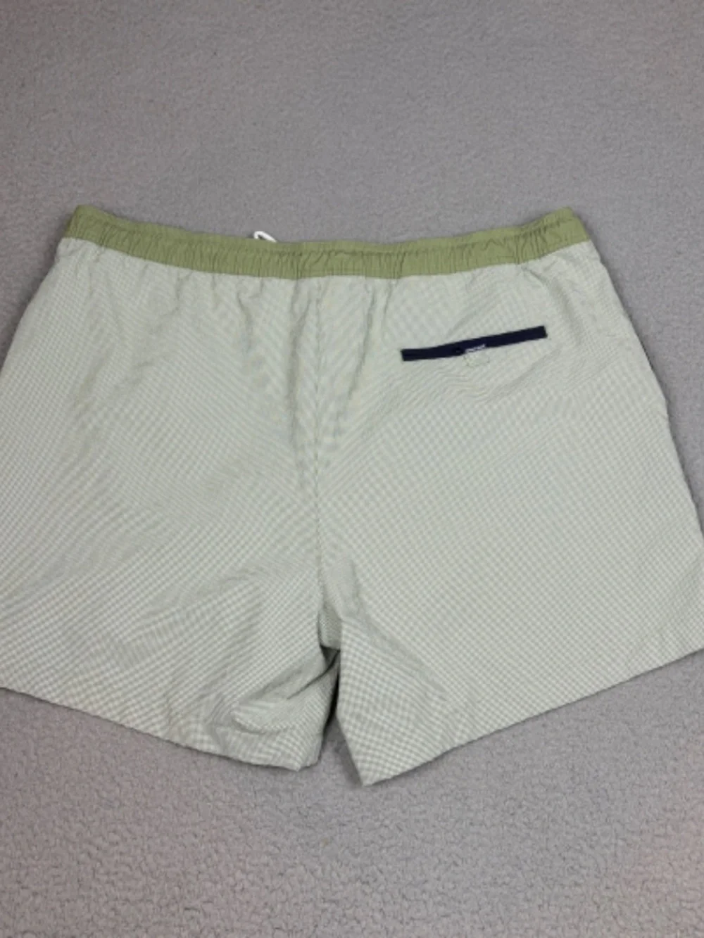 Vineyard Vines Swim Trunks Mens XXL Green Lined Textured Drawstring Swim Beach
